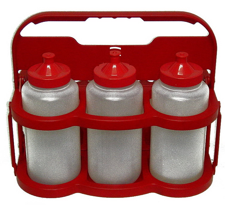 Foldable Streamlined Water Bottles Carrier (for 6 bottles)